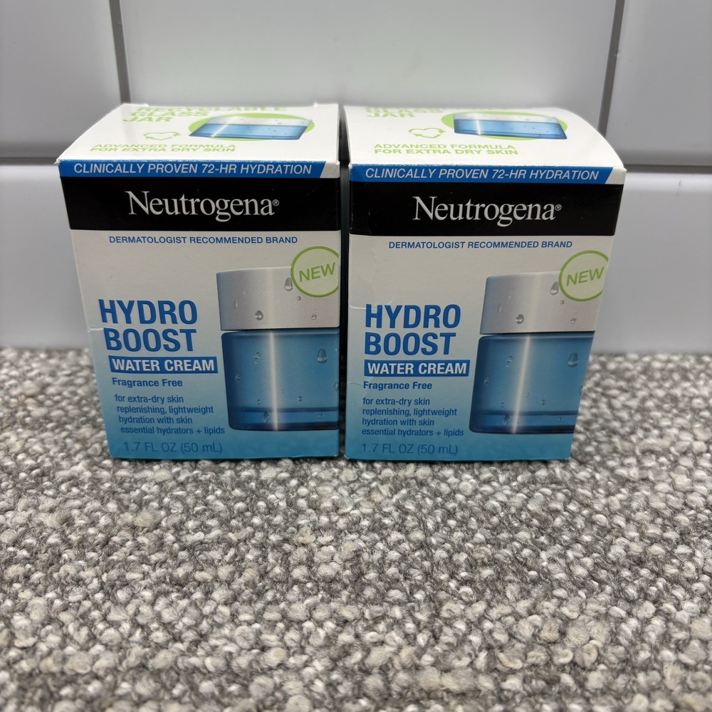 Neutrogena Hydro Boost Water Cream Fragrance Free Extra Dry Skin X2